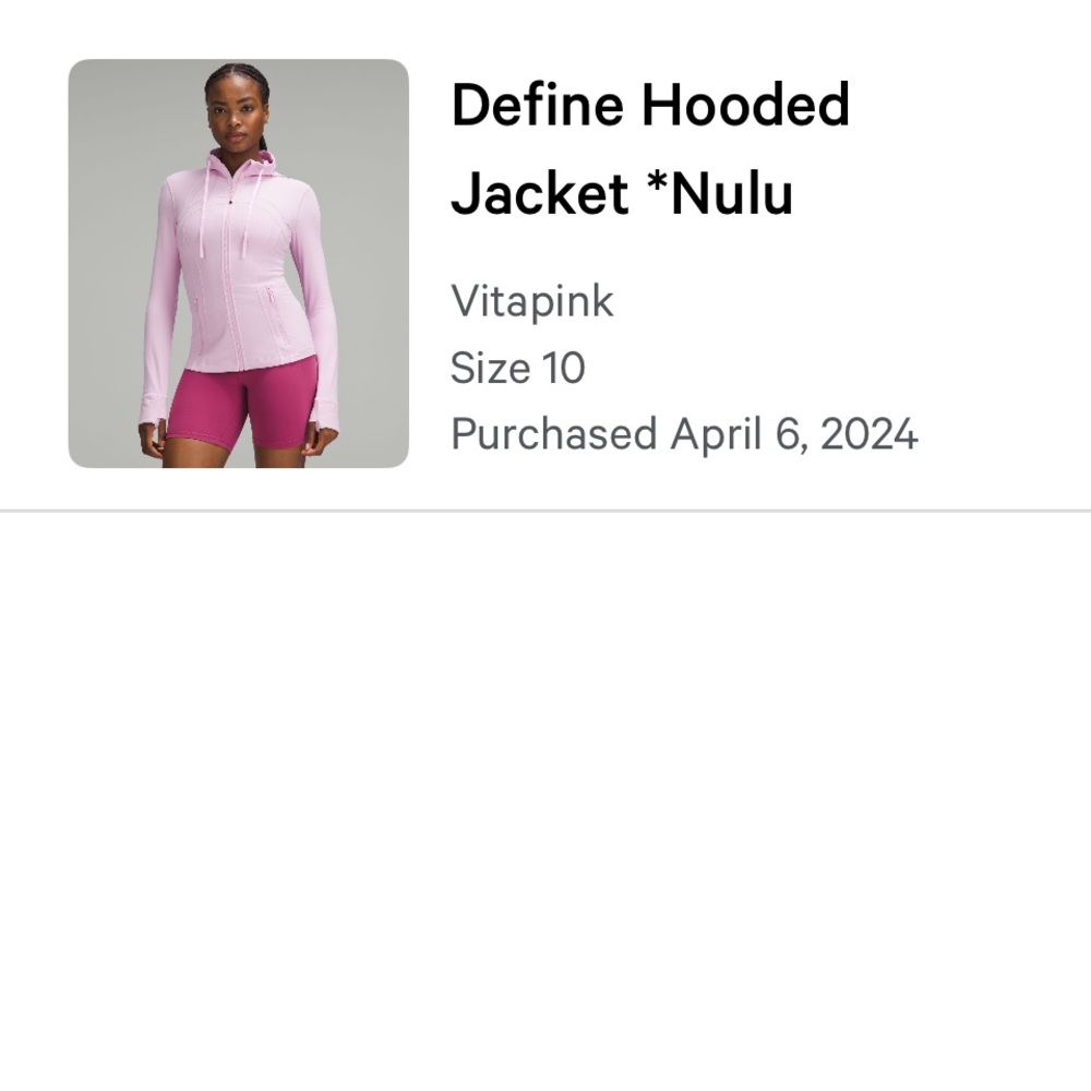 Lululemon Define Nulu Jacket - Picture 5 of 5